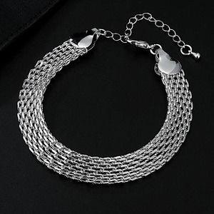 Sterling Silver Trendy 10mm Chain Bracelet
